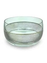 Michael Wainwright Panthera Medium Glass Bowl In Platinum