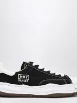 Miharayasuhiro Black Canvas Blakey Low-top Sneakers