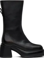 Miista Black & Brown Cassia Boots In Black Brown