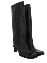 Miista Boots In Black Grain