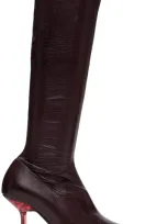 Miista Burgundy Carlita Boots