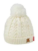 Miki House Kids' Wool-blend Beanie In Ivory