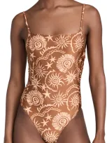 Minkpink Astrid One Piece Gold/brown