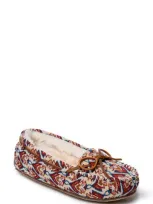 Minnetonka Cally Faux Fur Lined Slipper In Cream Minookamii