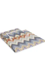 Missoni Andres King Duvet Cover And Pillowcase Set In Blue