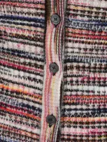 Missoni Buttoned Cardigan In Gold