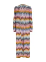 Missoni Chevron Print Cardigan In Multi