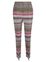 Missoni Zigzag Printed Trousers In Multicolor