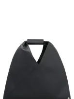 Mm6 Maison Margiela Japanese Leather Mini-handbag In Black