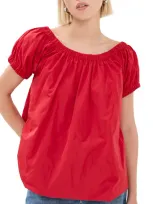 Molly Goddard Ezra Top Red In Rot