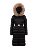 Moncler Collection Doudoune Longue Leersie In Black