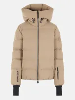 Moncler Grenoble Coats In Open Beige