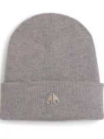 Moose Knuckles Wool Parnis Beanie In Grey