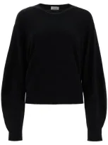 Mrz Wool And Cashmere Blend Pul In Black