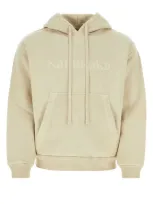 Nanushka Fleece In Beige O Tan