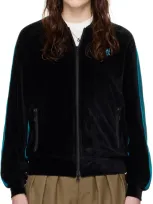 Needles Black Rc Track Jacket In C-black