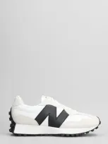 New Balance 327 Low-top Sneakers In Sea Salt With Black