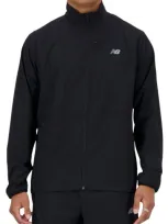 New Balance Athletics Stretch Woven Jacket In Black