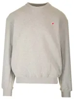 New Balance Made In Usa Core Crewneck Sweatshirt In Grey