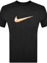 Nike Croissant Swoosh T Shirt Black