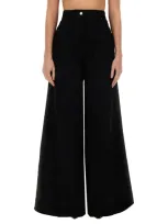 Nina Ricci Flared Pants In Black