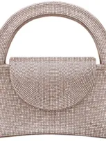 Nina Vixen Crystal Embellished Handbag In Gold