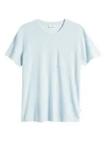 Nn07 Clive Short Sleeve Pocket Tee In Winter Sky