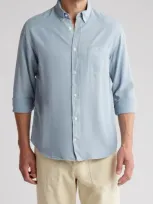 Nn07 Levon Slim Fit Button-down Shirt In Ashley Blue