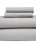 Nordstrom 300 Thread Count Organic Cotton Percale Sheet Set In Grey Griffin