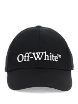 Off-white Embroidered Logo Baseball Cap With In Black