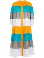 Olympiah Stripe-pattern Shirt Dress In Multicolour