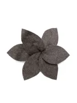 P.a.r.o.s.h Flower Brooch In Brown