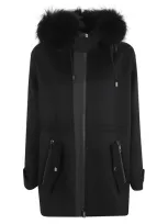 P.a.r.o.s.h Leak Parka In Black