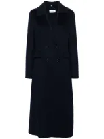 P.a.r.o.s.h Wool Coat In Blue