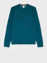 Paul Smith Slim-fit Merino Wool Sweater In Blue