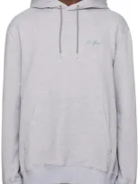 Paul Smith Gray Embroidered Hoodie In Grey