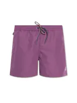 Paul Smith Swim Shorts In Purple