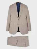 Paul Smith The Bloomsbury - Easy-fit Grey Check Wool Suit White