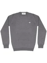 Pelo Foundation Girocollo Merinos Clothing In Gray