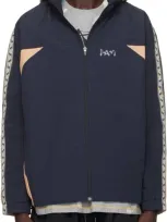 Perks And Mini Navy 'the Loft' Shell Jacket