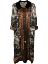 Pierre-louis Mascia Adana Coat In Multicolour