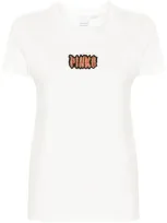 Pinko `bussolotto` T-shirt In White