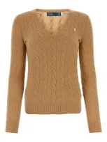 Polo Ralph Lauren Sweater In Brown