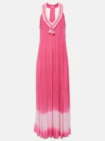 Poupette St Barth Nava Maxi Dress In Pink