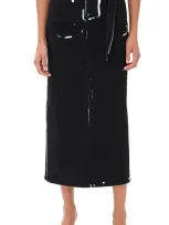 Proenza Schouler Calder Skirt Black Multi