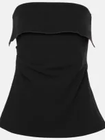 Proenza Schouler Felicity Strapless Top In Black