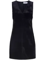 Proenza Schouler White Label Knox Mini Dress In Black