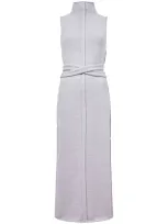 Proenza Schouler White Label Zola Knitted Dress In Grey