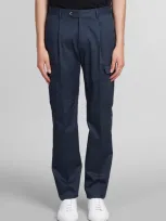 Pt Torino Pants In Blue Cotton