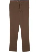 Pt Torino Pttorino Pantaloni In Gabardina In Brown